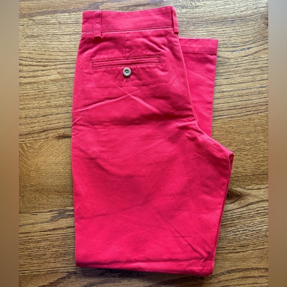 Vineyard Vines Kids pants- Green with woody truck with tree and NWT Red VV Pants - Picture 5 of 16